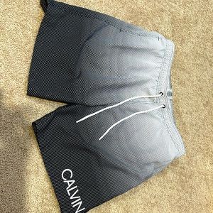 Men’s Calvin Klein swimming trunks.
